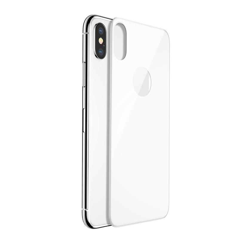 Kính cường lực iphone X mặt sau kín màn 4D hàng chính hãng Baseus
