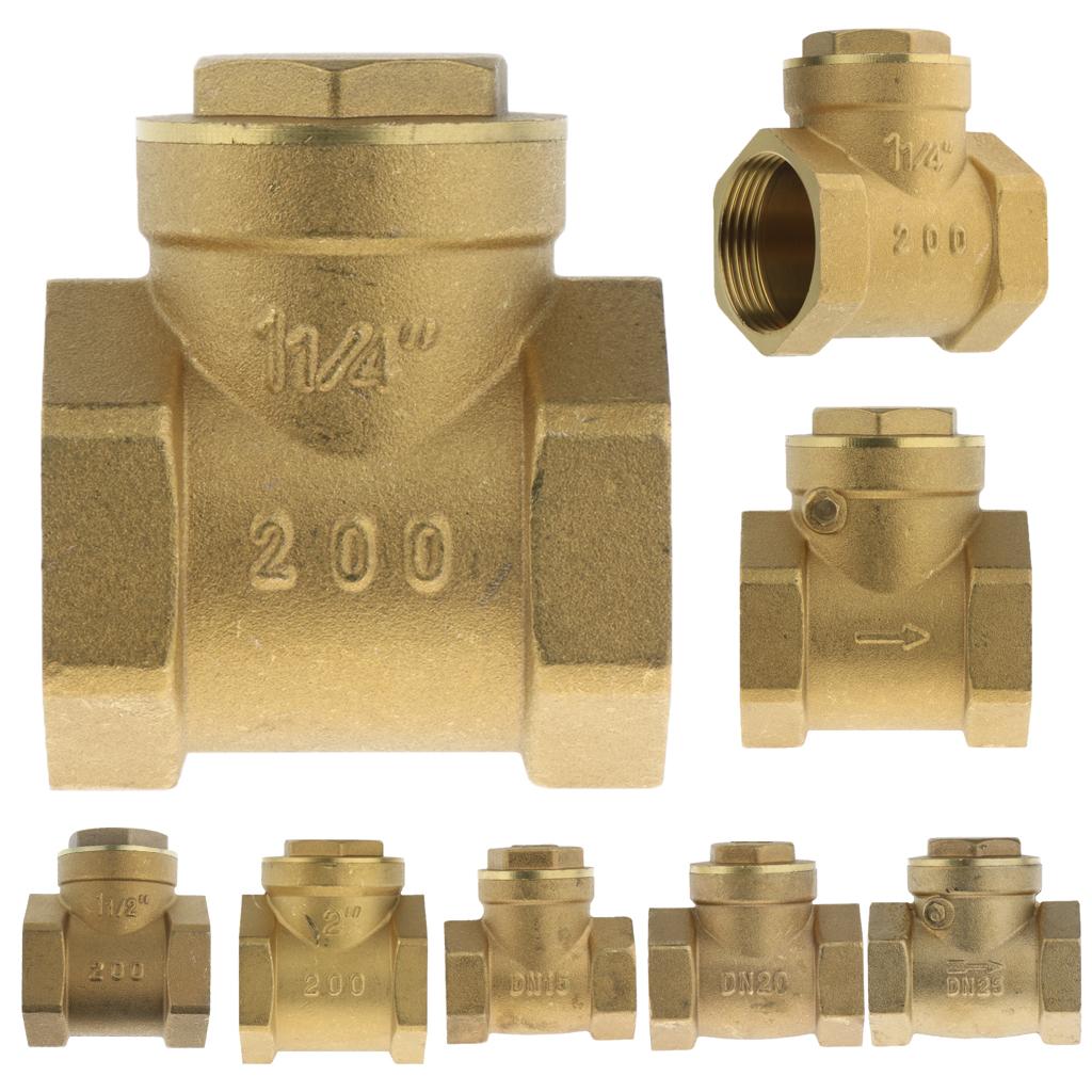 Nữ Ren Đồng Xoay Kiểm Tra Van 1/2 Inch -Ngang Một Cách Kiểm Tra Van, Bền Đẹp