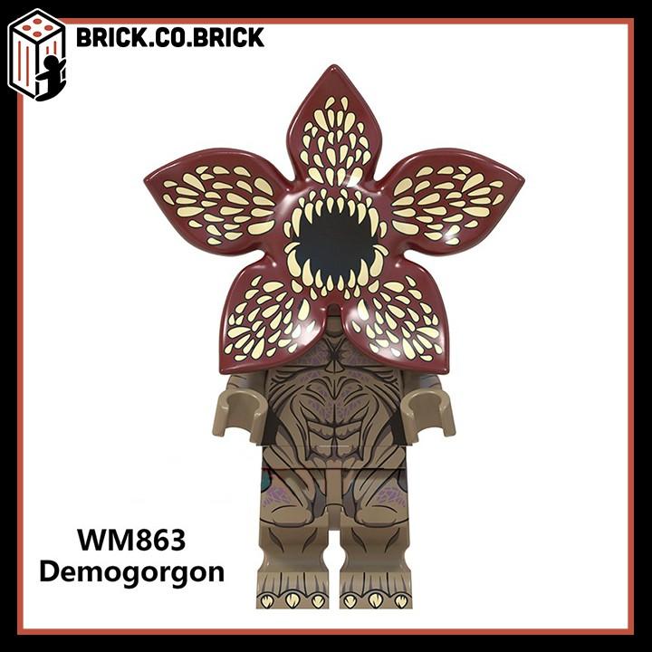 Đồ chơi Lắp ghép Quái thú Demogorgon Stranger Things Thế giới đảo ngược the Upside Down minifig WM863