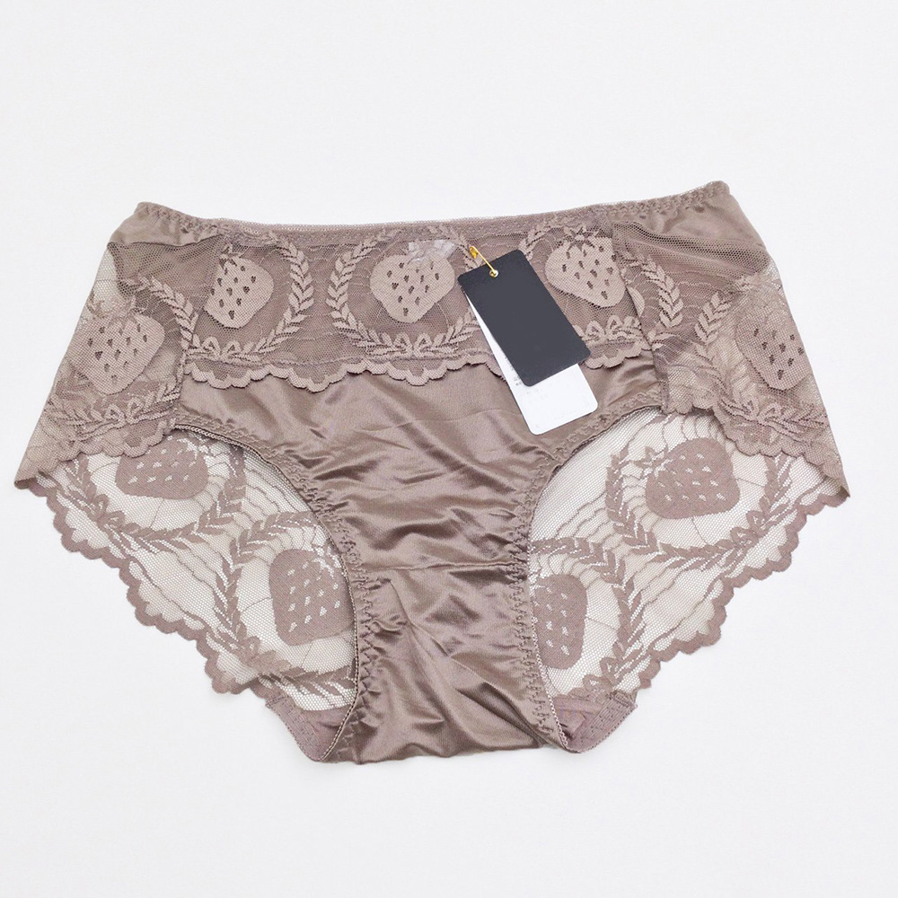 Combo 3 quần lót ren pha cotton lạnh cạp cao mềm mại,siêu nhẹ, không hằn, không lộ viền phù hợp với người từ 48kg-65kg