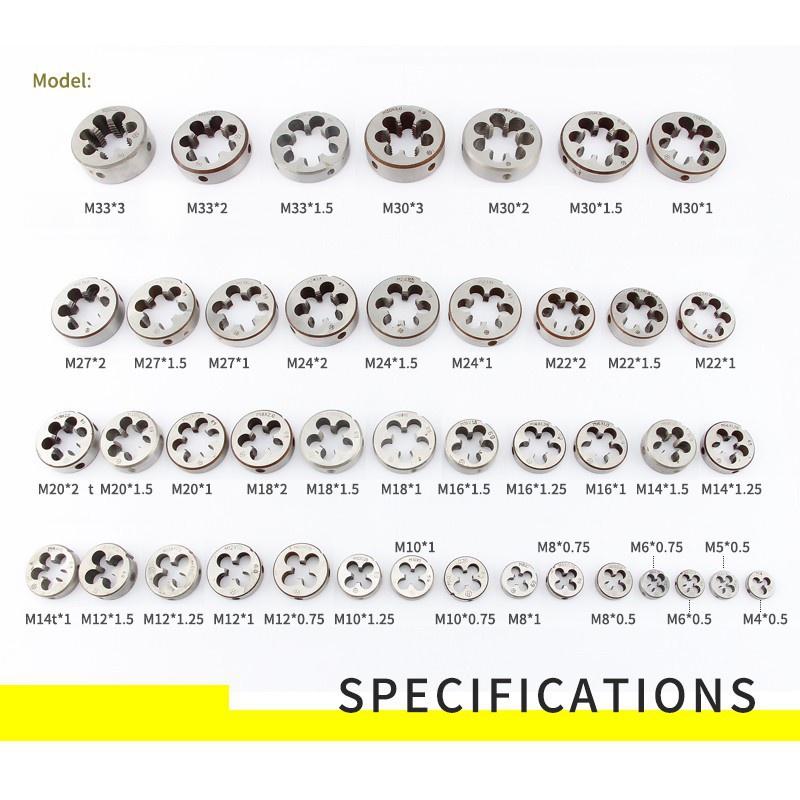 Dụng cụ cắt ren xoắn M4*0,5 M5-0,5 M6*0,75 M8*1 M10*0,75 M12*0,75 M14*1 M14*1
