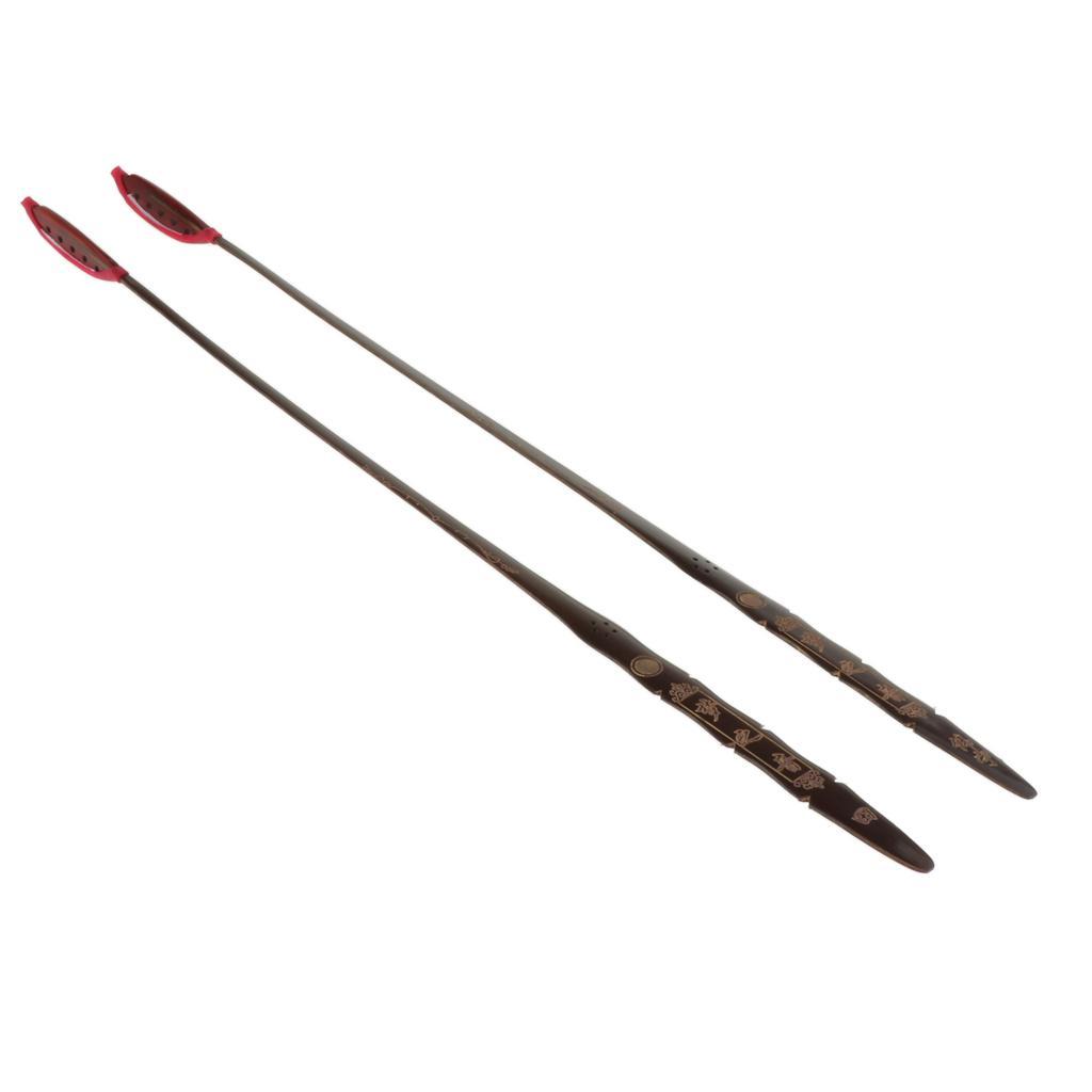 2x1 Pair Chinese Dulcimer Hammer Beater with Case Organiser