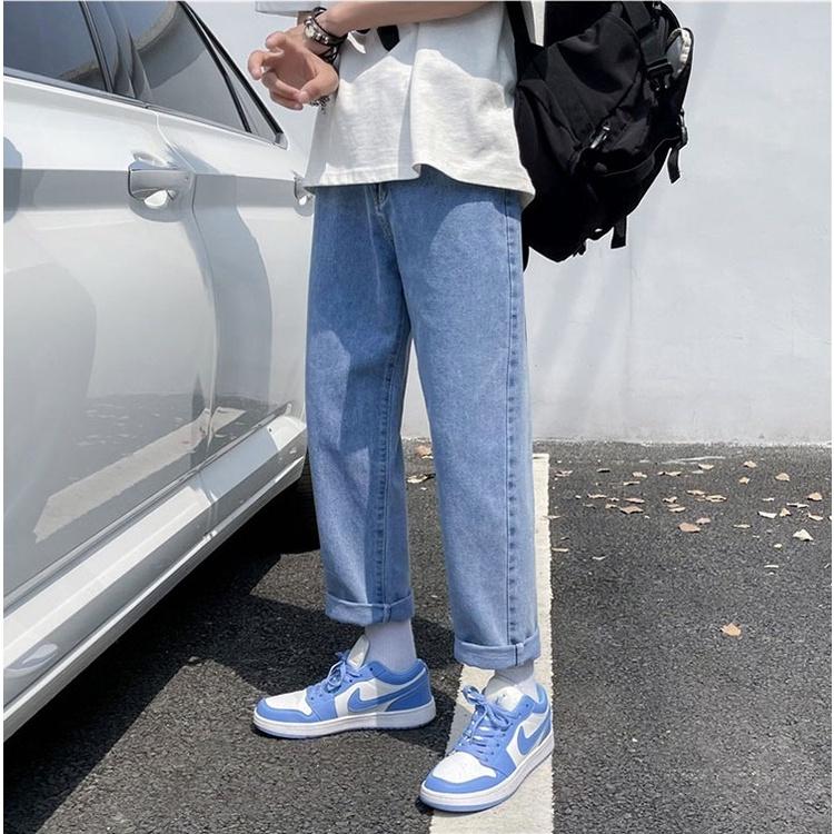 Quần baggy nam ống suông rộng quần bò nam chất jean cao cấp PATADO TR01