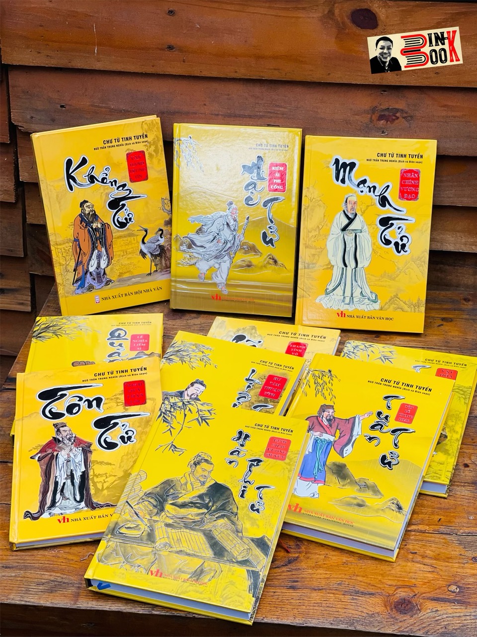 KHỔNG TỬ, LÃO TỬ, MẠNH TỬ, MẶC TỬ, QUẢN TỬ, TÔN TỬ, LIỆT TỬ, TUÂN TỬ, TRANG TỬ, HÀN PHI TỬ - Khang Việt Book - NXB Văn Học