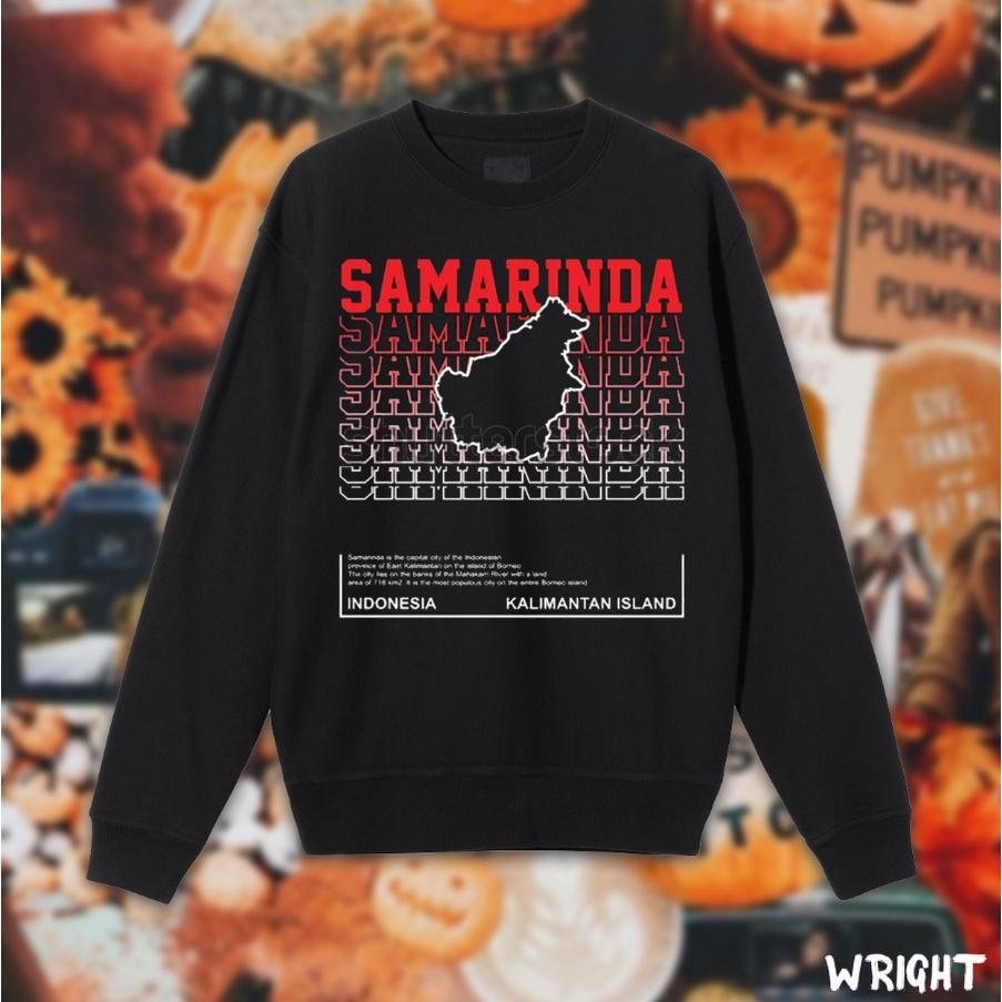 Áo sweater Wright samarinda phong cách Châu Âu unisex