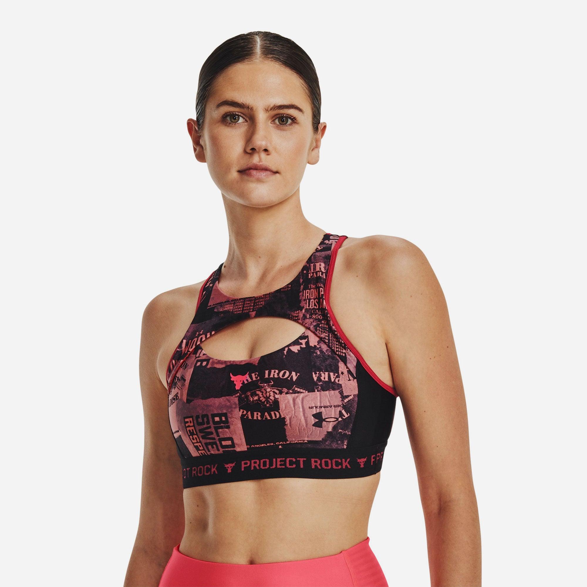 Áo bra thể thao nữ Under Armour Project Rock - 1374638-600