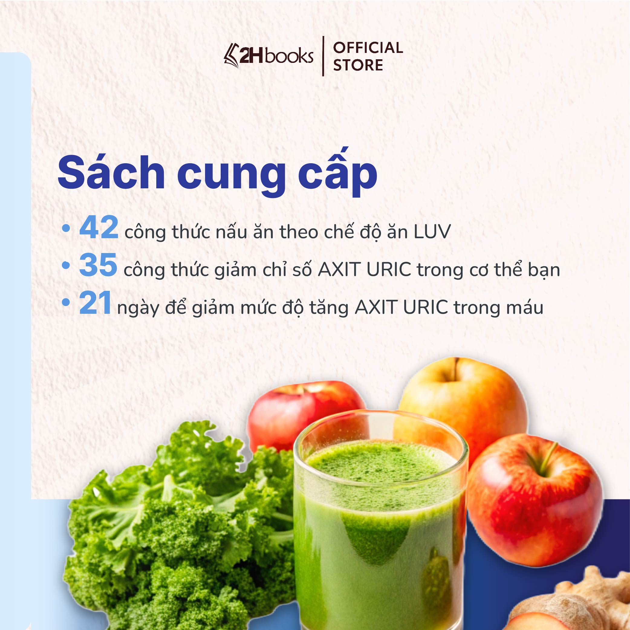 Sách- Chỉ Tại Axit Uric (Xuất Bản 2024)- 2HBooks