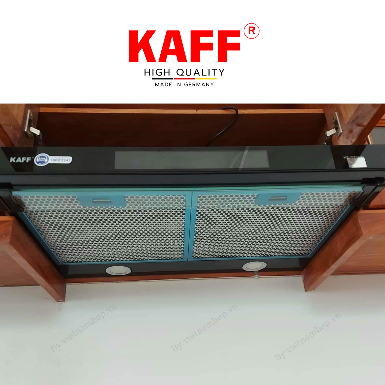 Máy hút mùi KAFF KF-S70HD - Tặng bộ lọc than hoạt tính - Hàng chính hãng