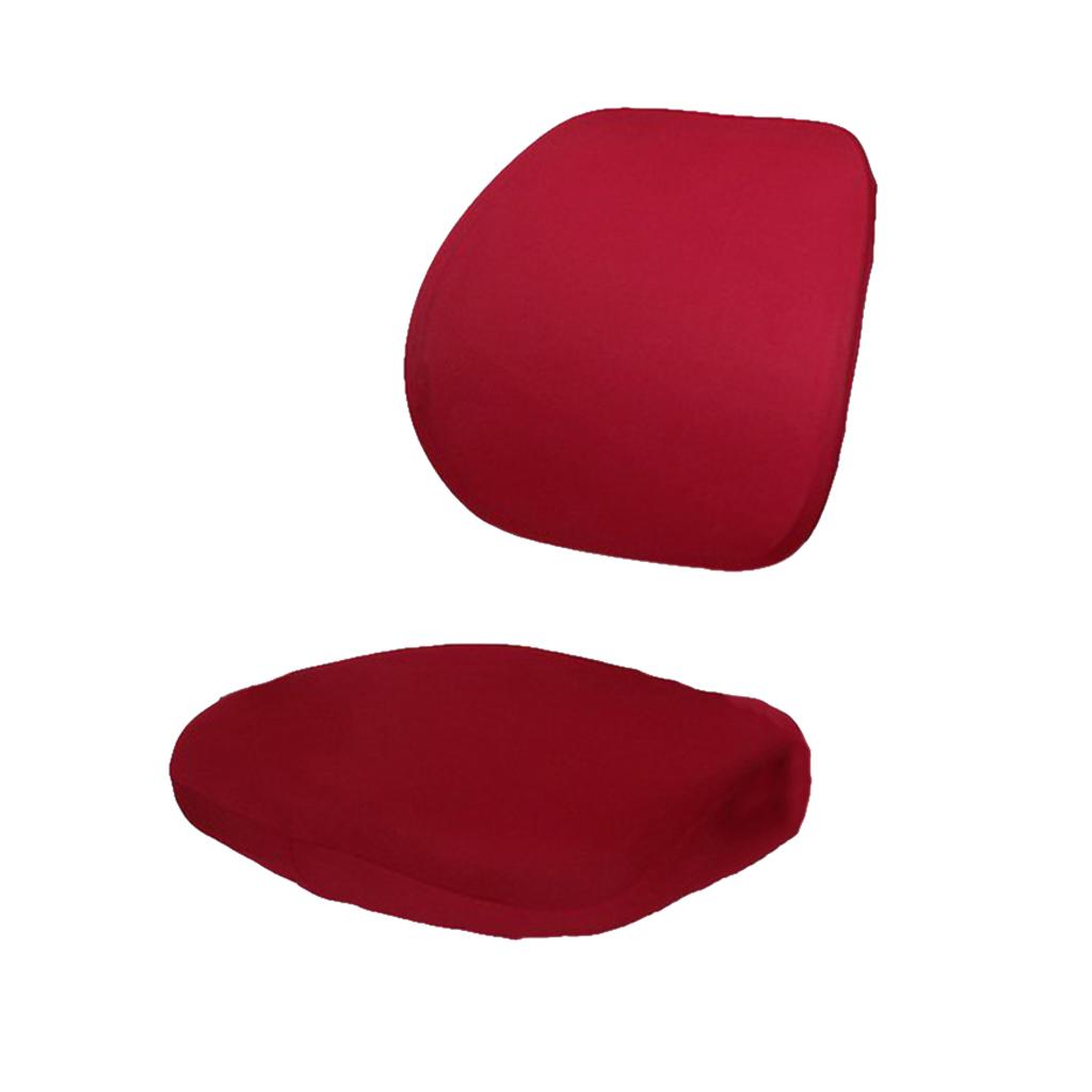 Đệm Lót Ghế Ngồi Tựa Lưng Bằng Polyester Đàn Hồi Có Thể Tháo Rời Tiện Lợi