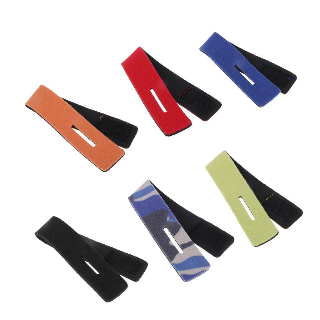 1 Piece Fishing Rod Ties Belt Strap Band Fastener Fishing Rod Wrap Tackle Suit for All Size Fishing Pole