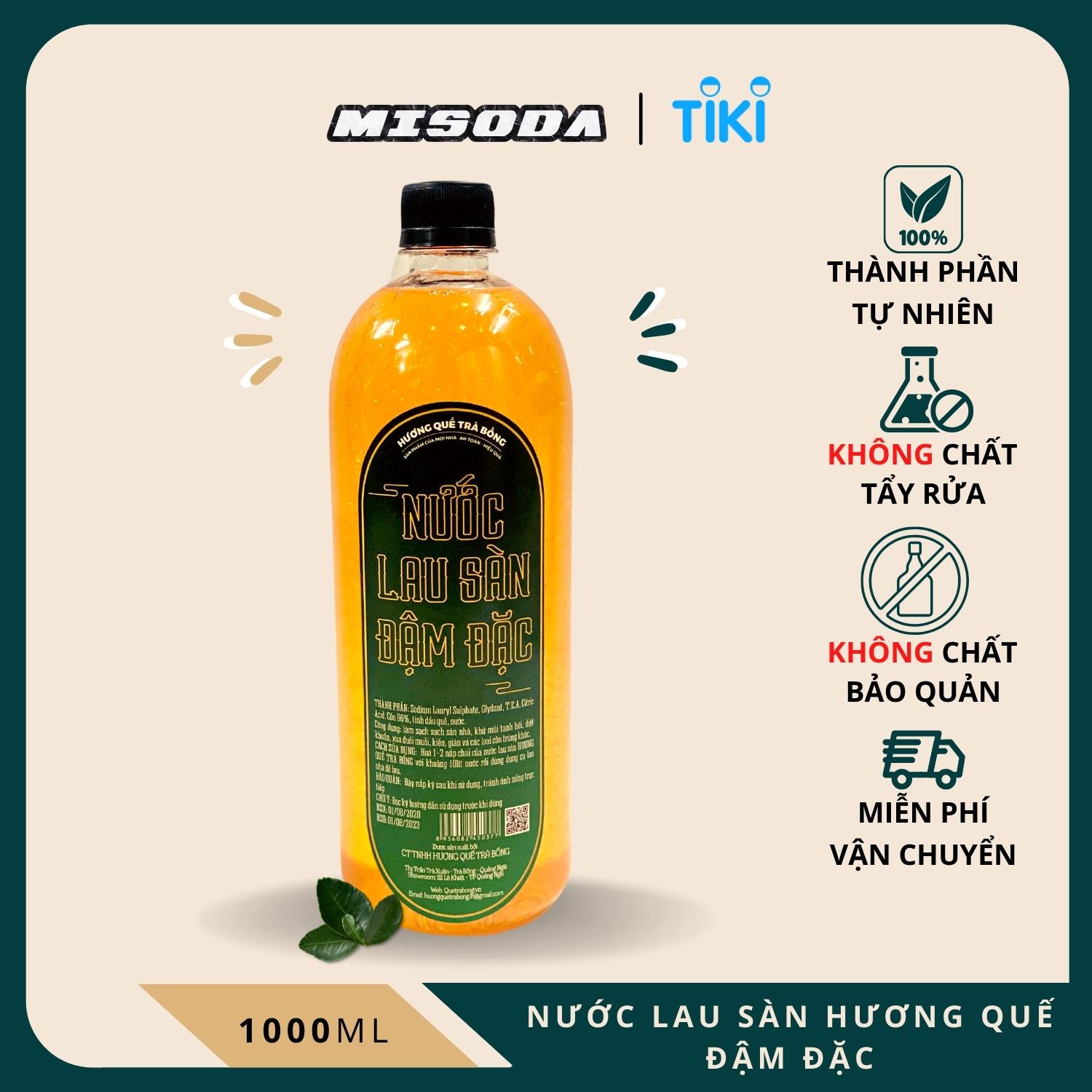 Nước Lau Sàn Đậm Đặc Hương Quế Trà Bồng 1000ml – 5000ml, Thiên Nhiên Diệt Khuẩn, Xua Đuổi Côn Trùng, An Toàn Cho Da Và Sức Khỏe