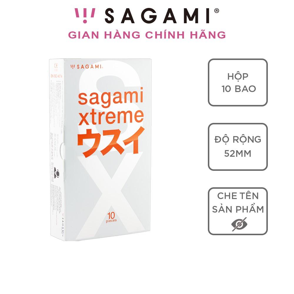 Bao cao su Sagami Superthin - Mỏng - Kiểu truyền thống - Hộp 10 chiếc