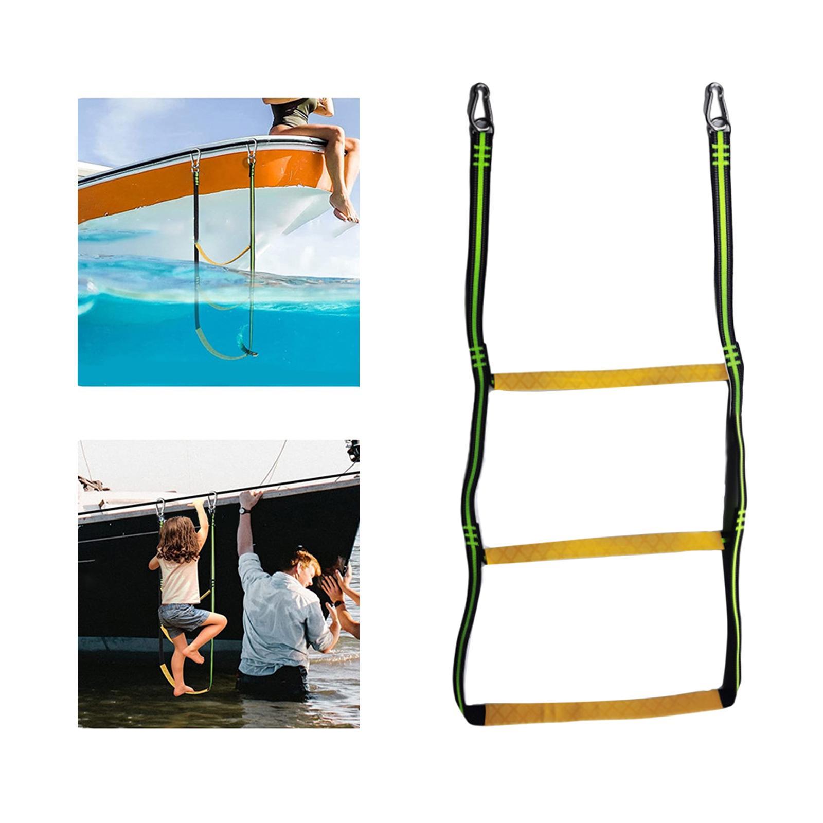 1PC Fire Escape Ladder   for Marine Boat Kayak Boarding Portable Yacht