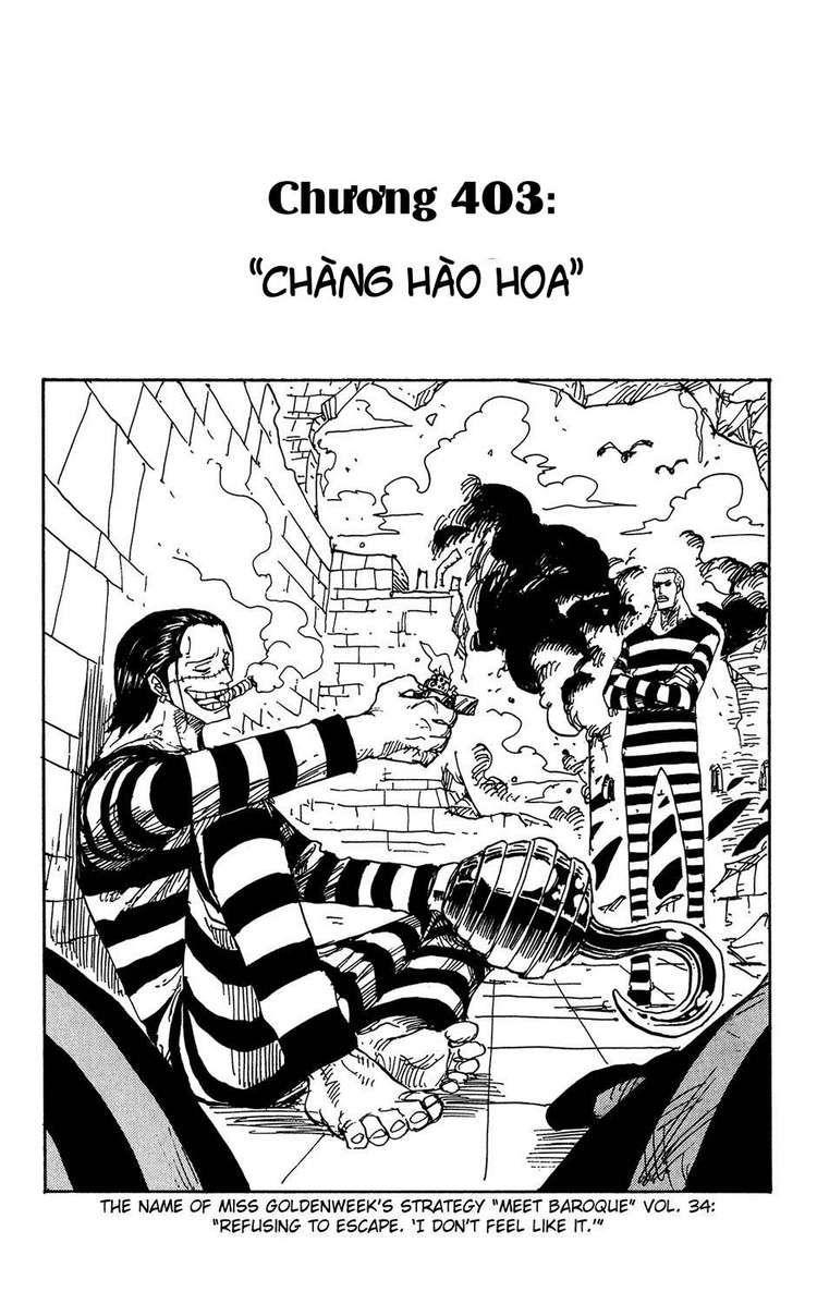 đảo hải tặc - one piece chapter 403 1
