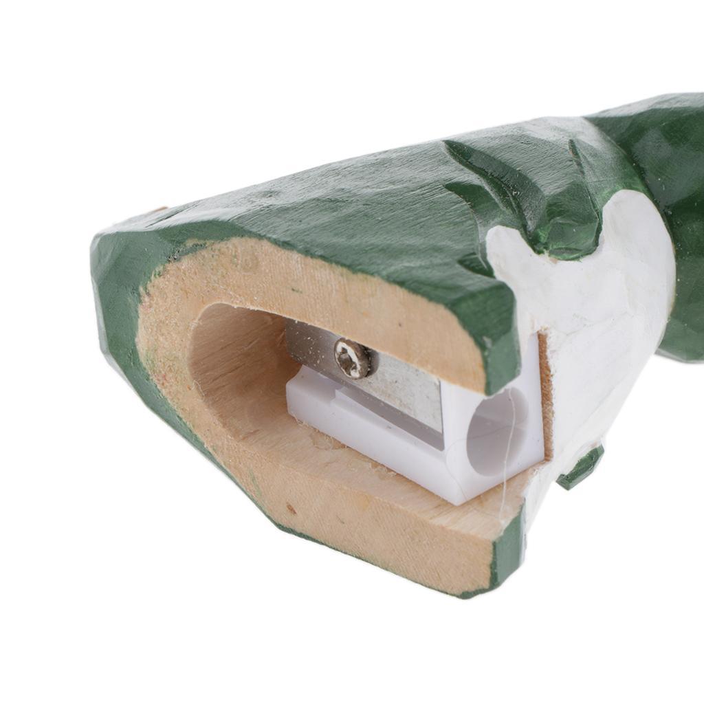 Pencil Sharpener, Non Slip Tool Students Gift Kids Small Stationery Cartoon Animal Labor Saving Desktop School Cute Hand Crank