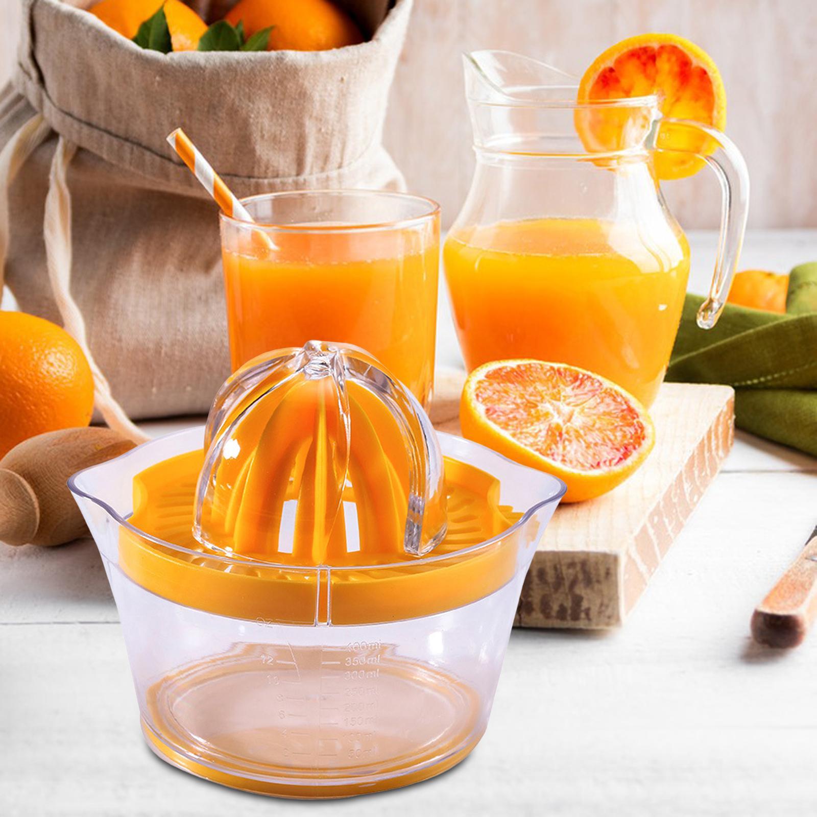 Manual Hand lemon Orange Juicer Transparent Body for Kitchen Juicing