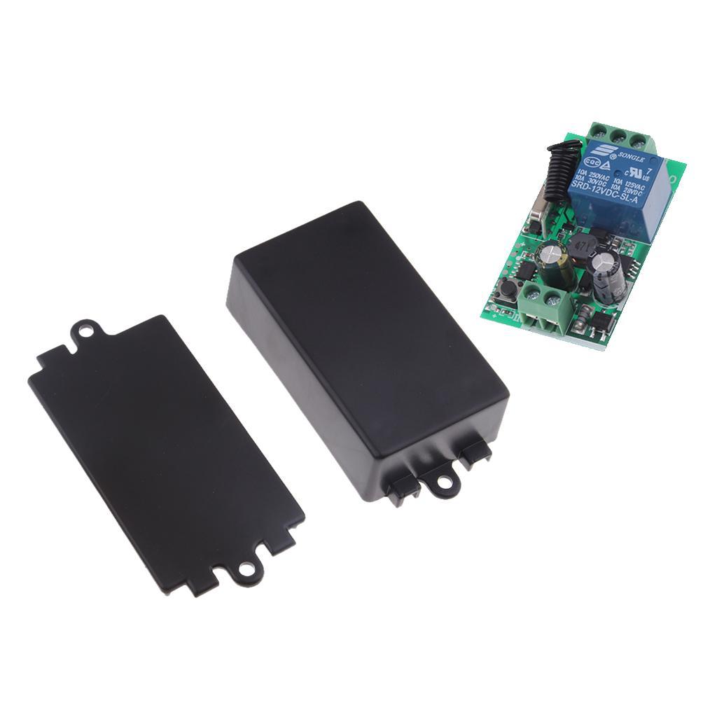 433Mhz Wireless RF Wall Panel Transmitter and Receiver Remote Control Switch