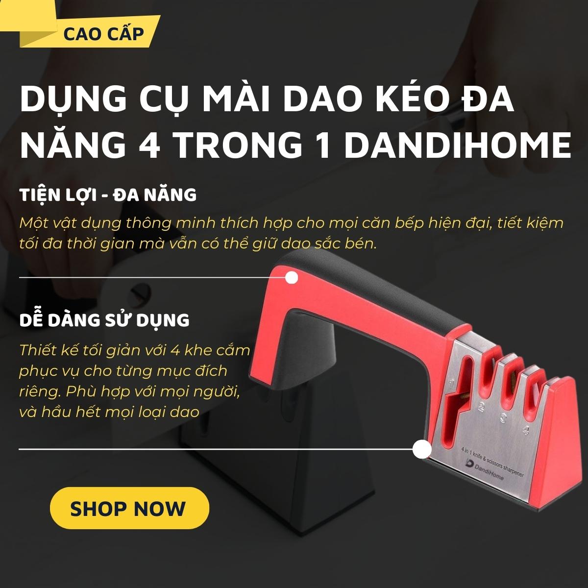 Dụng cụ mài dao kéo đa năng 4 trong 1 DandiHome