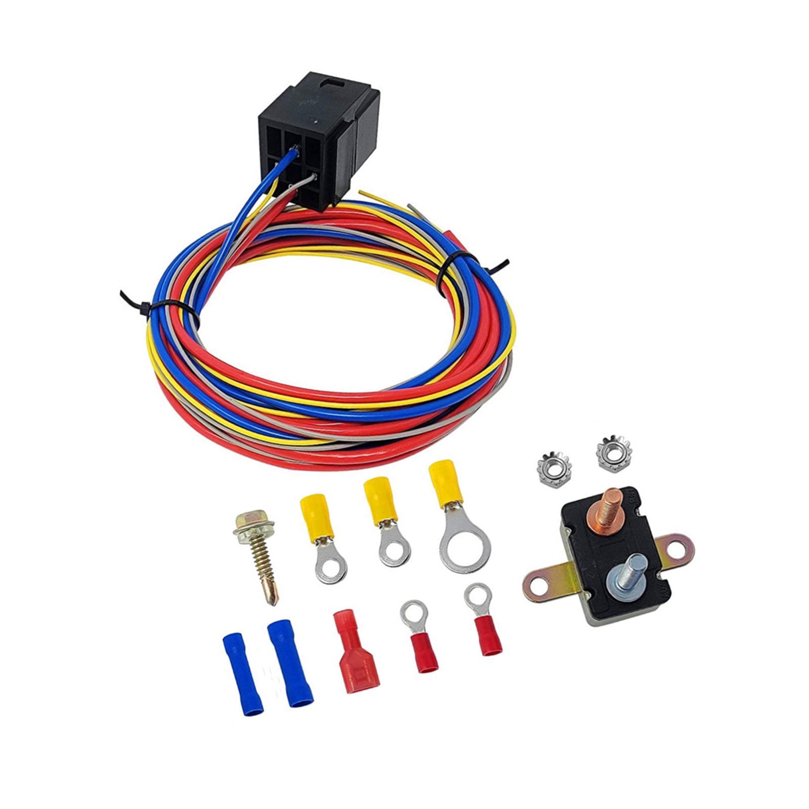 Electric Fuel Pump Relay Set 30Amp 12V High Performance Replaces Durable