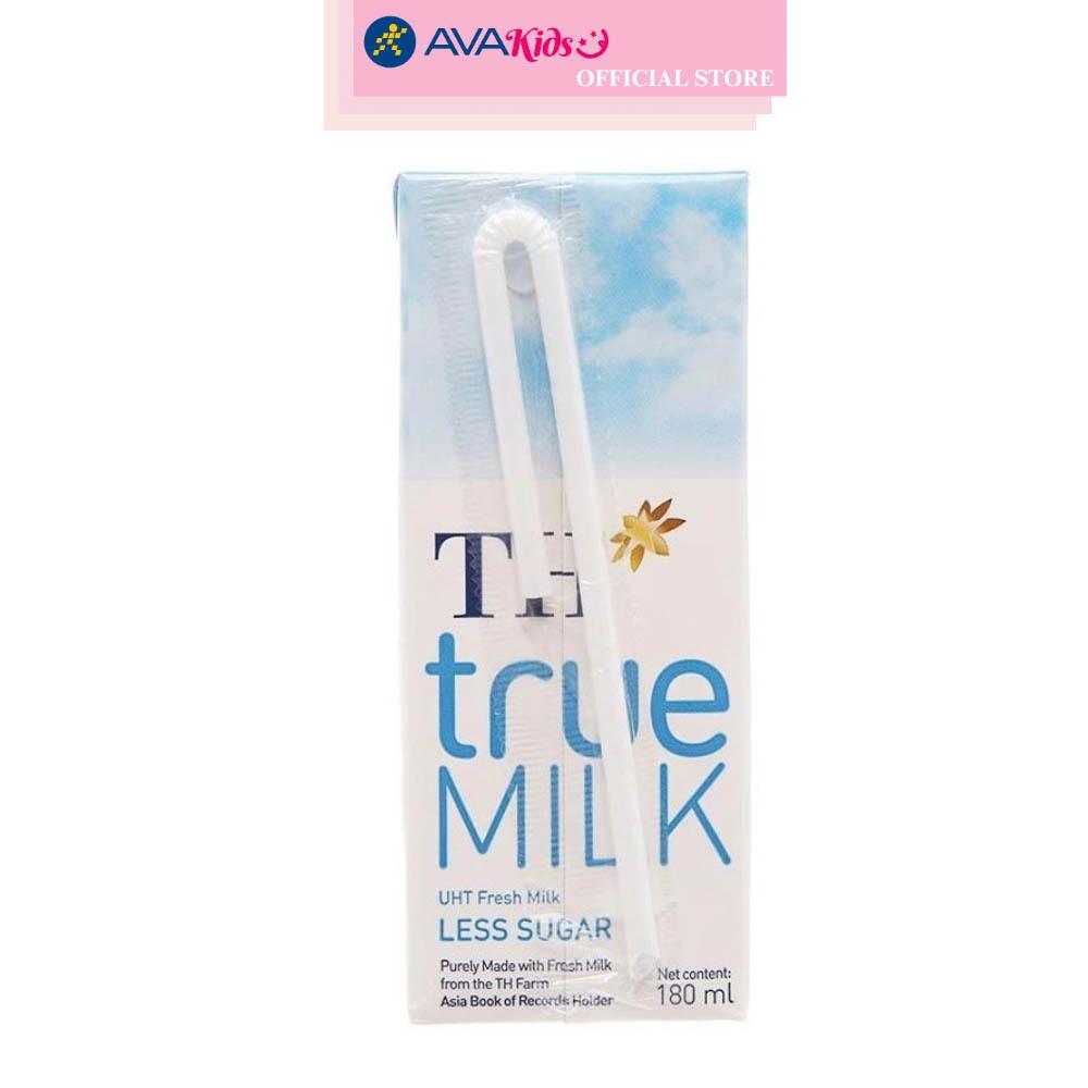 Thùng 48 hộp sữa tươi tiệt trùng TH true MILK ít đường 180 ml (từ 1 tuổi)