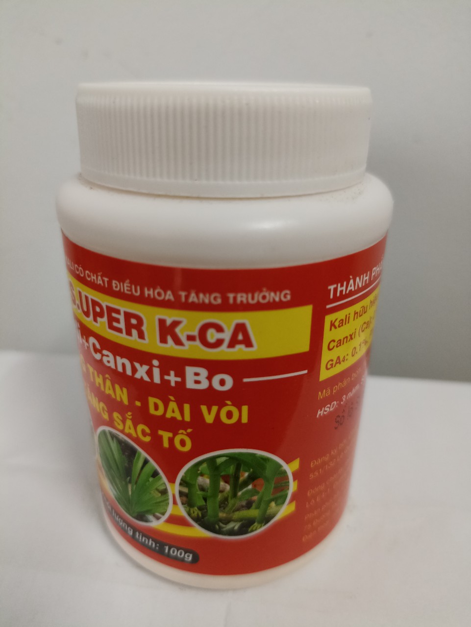 Phân bón lá AC S.UPER K-CA có chất điều hoà tăng trưởng - chai 100 gram