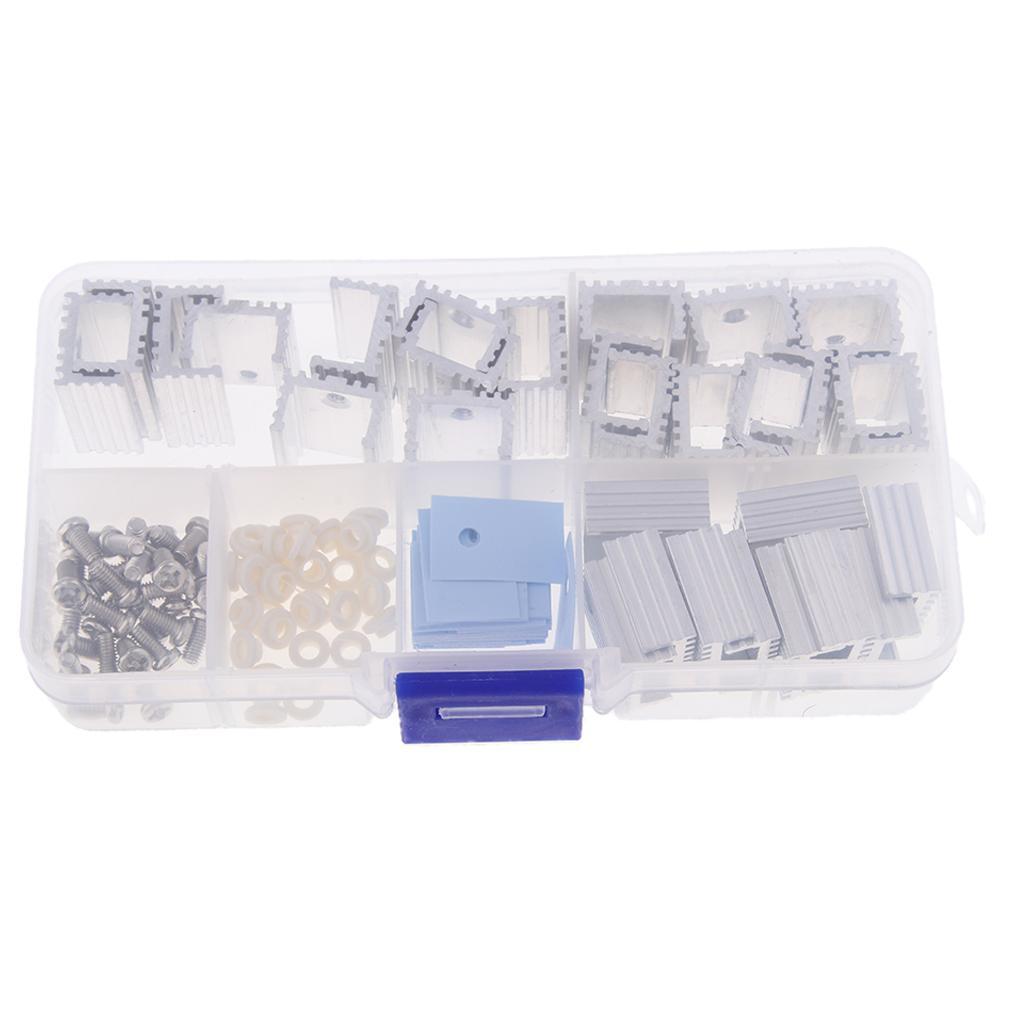 1Pack Aluminum   Module  design for TO220 Transistor