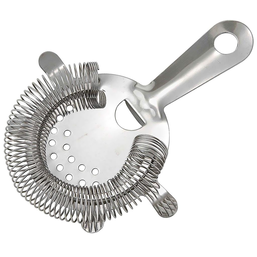 Cocktail Strainer Stainless Steel Bar Shaker Ice Strainer 4 Prong Bar Tools