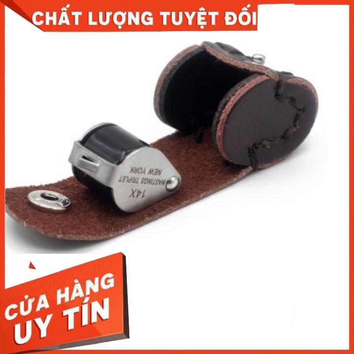 Kính lúp 14x NEWYORK soi kim cuong đa quý GIA trang sức kính lúp cầm tay mini.