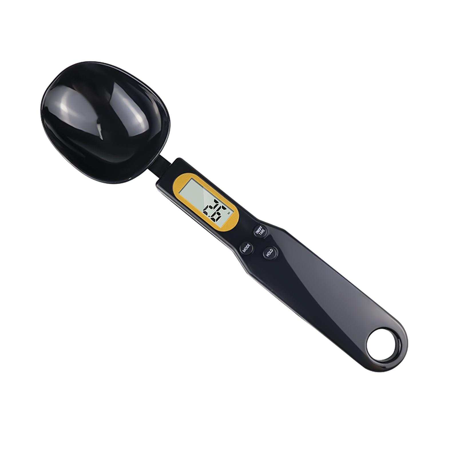 Digital Spoon Scale for Kitchen 500g/ 0.1g High Precision Portable Electronic Mini Scales LCD Display Unit Switchable/ Data Lock/ Tare Function Food Cooking Baking Scales
