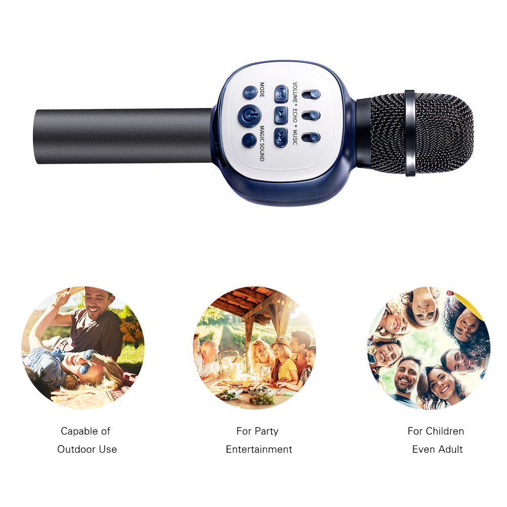 Micrô giám sát di động cho trẻ em với hiệu ứng ánh sáng LED