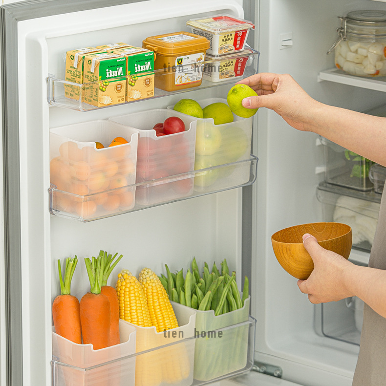 Hộp nhựa đựng đồ đa năng tủ lạnh gấp đôi sức chưa cho tủ lạnh, giúp không gian bếp gọn gàng, chất lựa nhựa PP an toàn