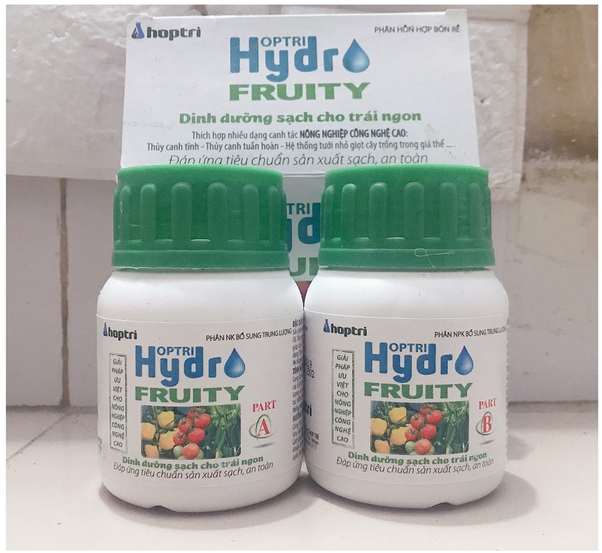 2 Hộp Hydro Fruity_DINH DƯỠNG THỦY CANH CHO RAU ĂN TRÁI