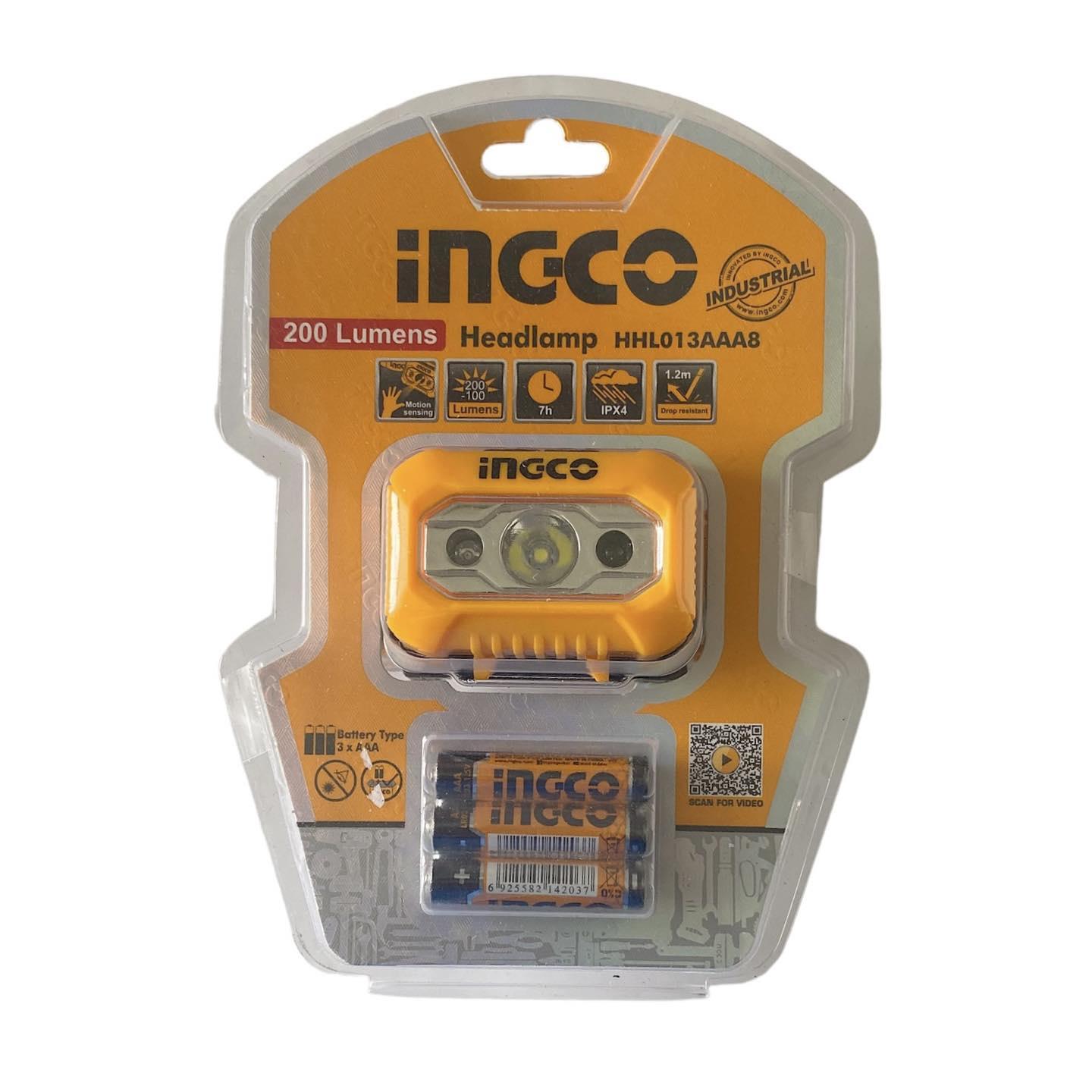 ĐÈN PHA ĐỘI ĐẦU INGCO HHL013AAA8 - HÀNG CHÍNH HÃNG