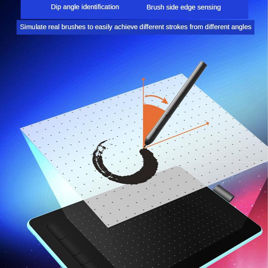 Graphics Drawing Tablet for Win Mac 8192 Pen Pressure Blue