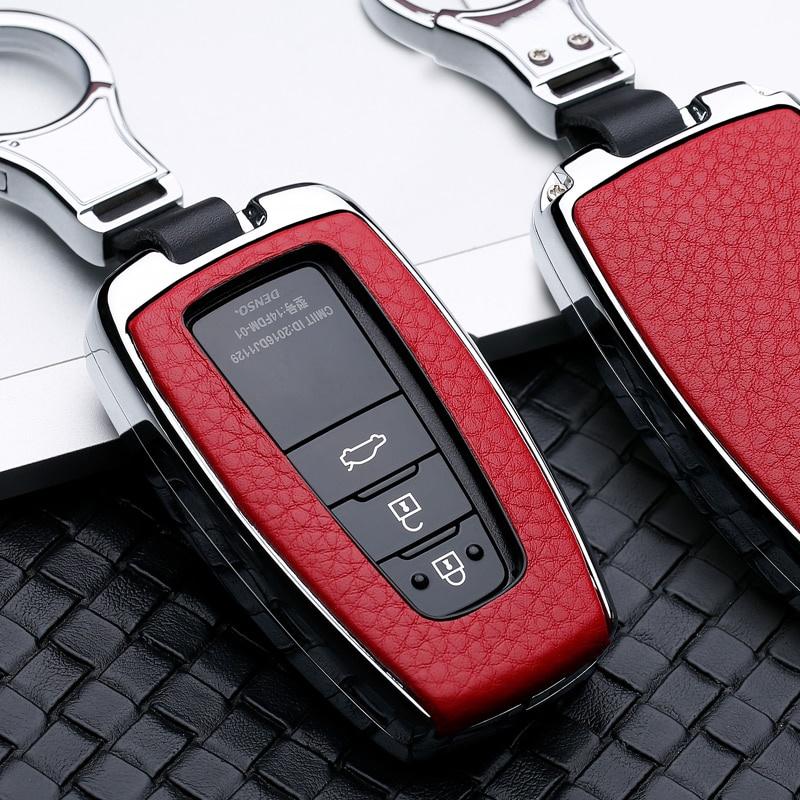 Vỏ Bọc Chìa Khóa Xe Hơi Toyota Chr C-Hr Prado Camry Avalon Prius Corolla Rav4 2 / 3 / 4 Nút Avanza Vios 2020 Estima Sienta Inno Alphavard 2020