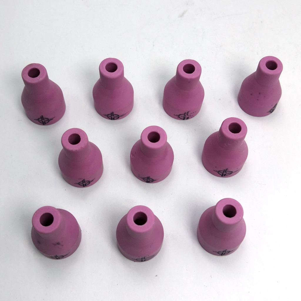 TIG Welding Torch Consumables Collet Body Ceramic Nozzle Pink