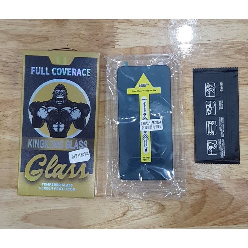 Kính cường lực kingkong liền khung tự dán chống nhìn trộm chống vỡ xước màn đủ mã IP.