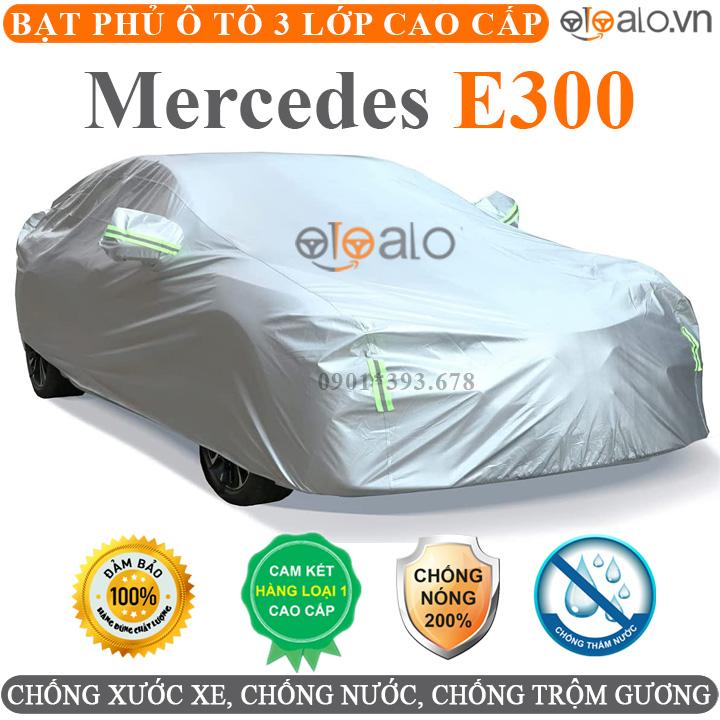 Bạt phủ xe ô tô Mercedes Benz E300 vải dù 3 lớp CAO CẤP BPXOT