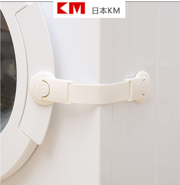 Dây đai khóa tủ lạnh, ngăn kéo an toàn co dãn KM-539 hàng Nhật