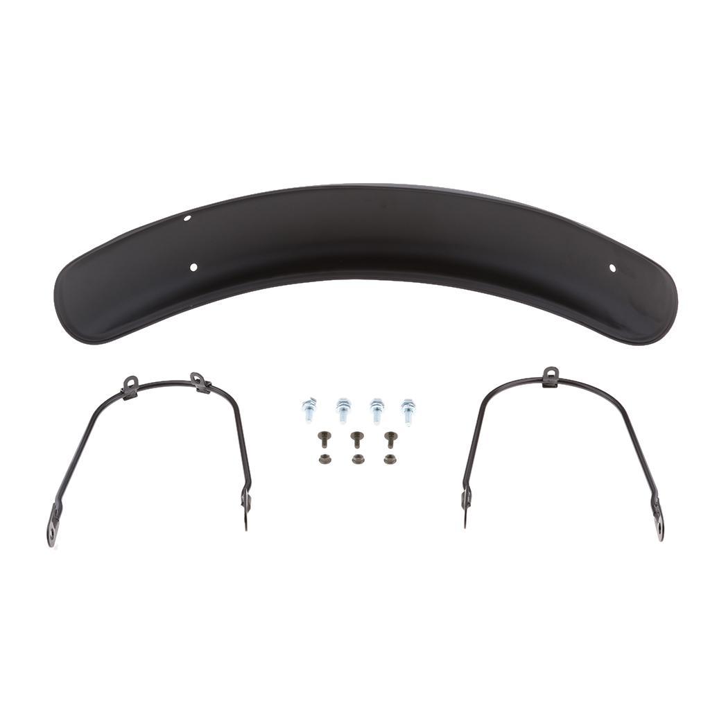 Front Mudguard Direct Replacement Metal Steel for Motorcycle Black
