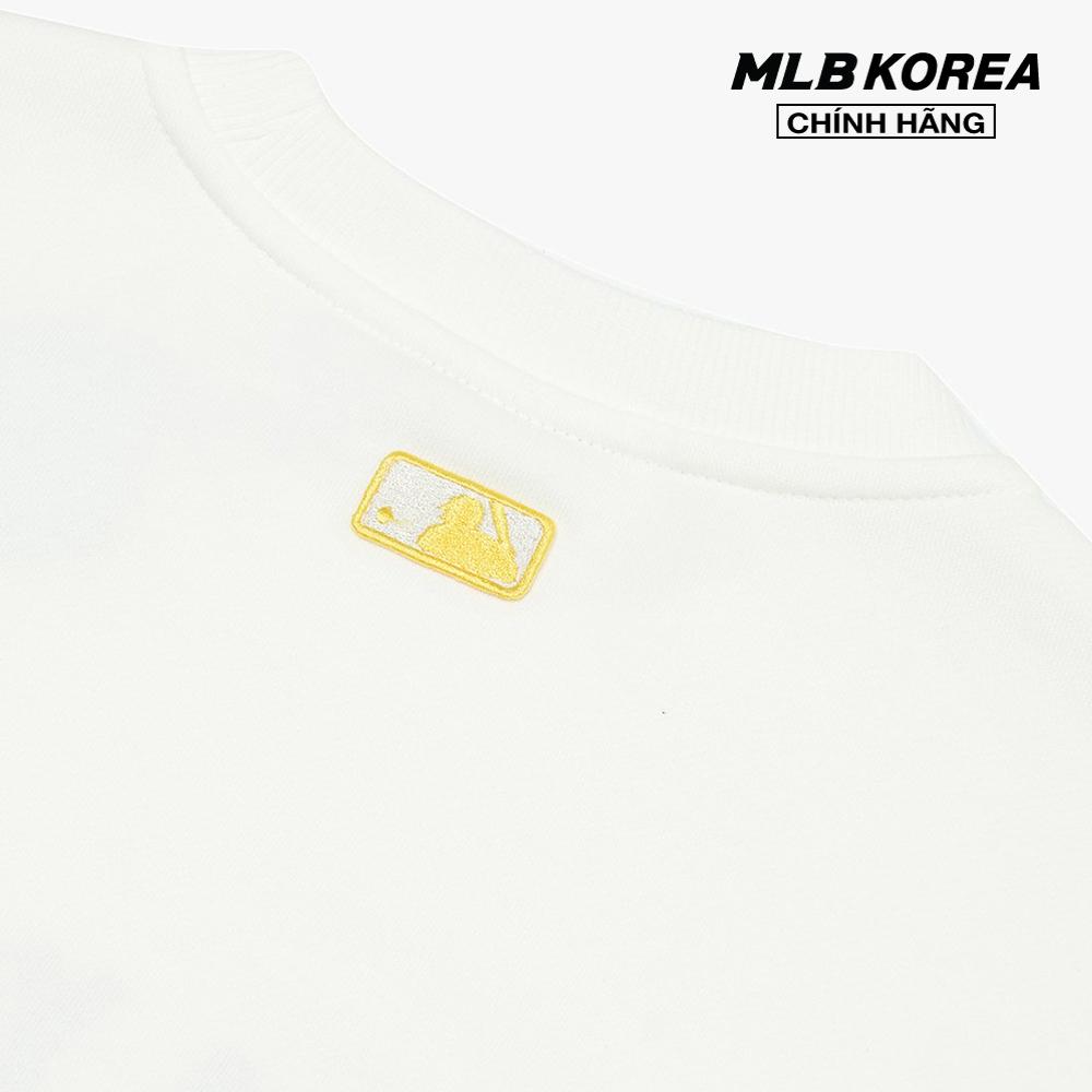 MLB - Áo sweatshirt tay dài phom suông Smile Overfit 3AMTN0424