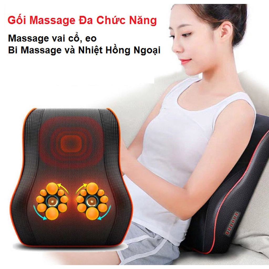 Gối massage Vai Gáy Toàn Thân