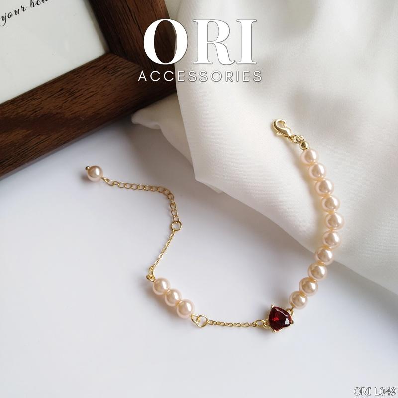 Lắc tay nữ mặt trái tim Helga sang trọng ORI ACCESSORIES L049