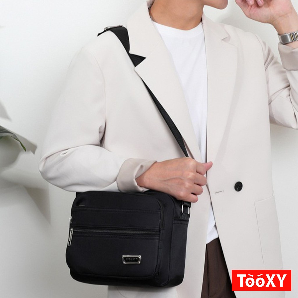 Túi đeo chéo nam vải phong cách cá tính thời trang, túi chéo nam nữ unisex tiện dụng TX09