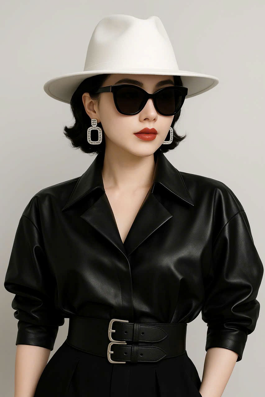 Nón mũ phớt cao bồi Fedora nam nữ trơn là phụ kiện thời trang mang hơi hướng cổ điển xen lẫn hiện đại dona25111701