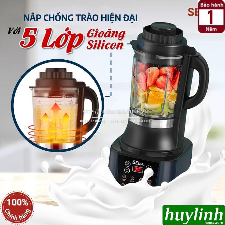 Máy làm sữa hạt đa năng SEKA E400 - 1.7 lít - 14 chức năng [1000W + 800W] - Hàng chính hãng