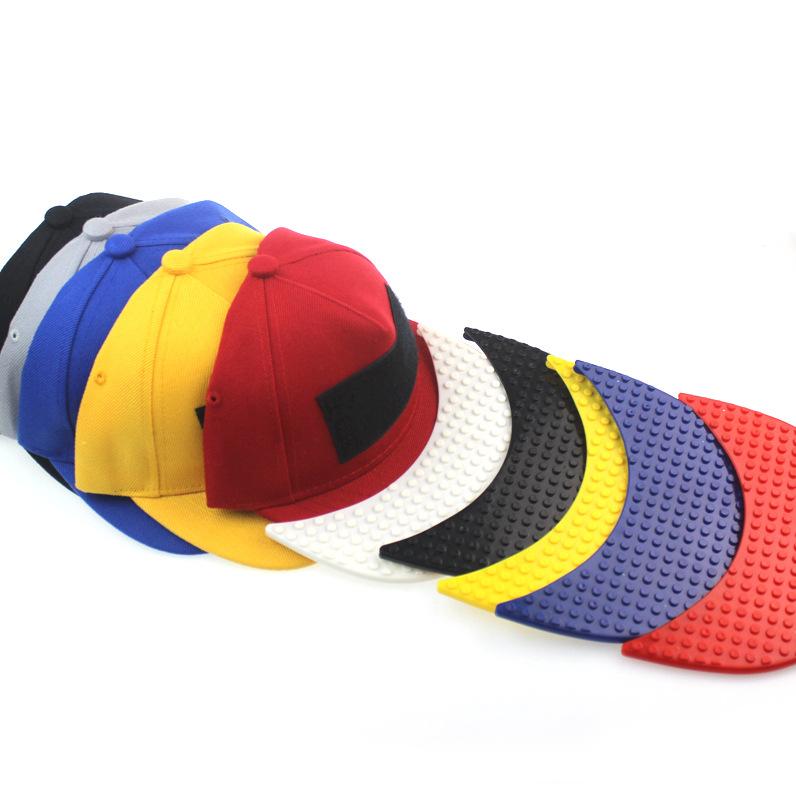 Hoạt Hình Miếng Dán Cường Lực Mũ Lưỡi Trai Bóng Chày Tự Làm Khối Mũ Snapback Hip Hop Dành Cho Nam Nữ Có Thể Tháo Rời Tùy Chỉnh DIY Mũ Bóng Chày