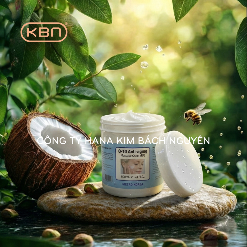 [KHUYẾN MÃI] Kem Massage Nâng Cơ Xóa Nhăn RF Q-10 Hàn Quốc 800ml