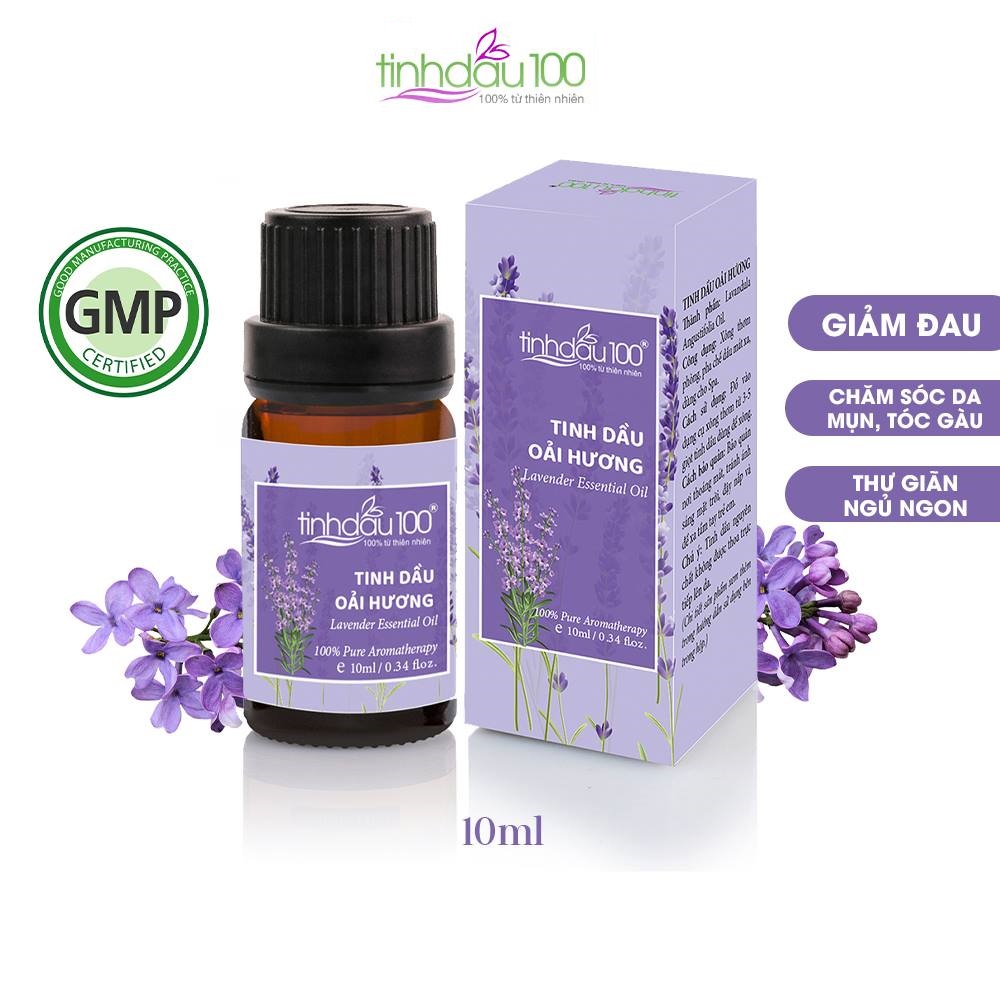 Tinh dầu Oải hương Lavender | Tinh dầu thư giãn, ngủ ngon | Xuất xứ Pháp
