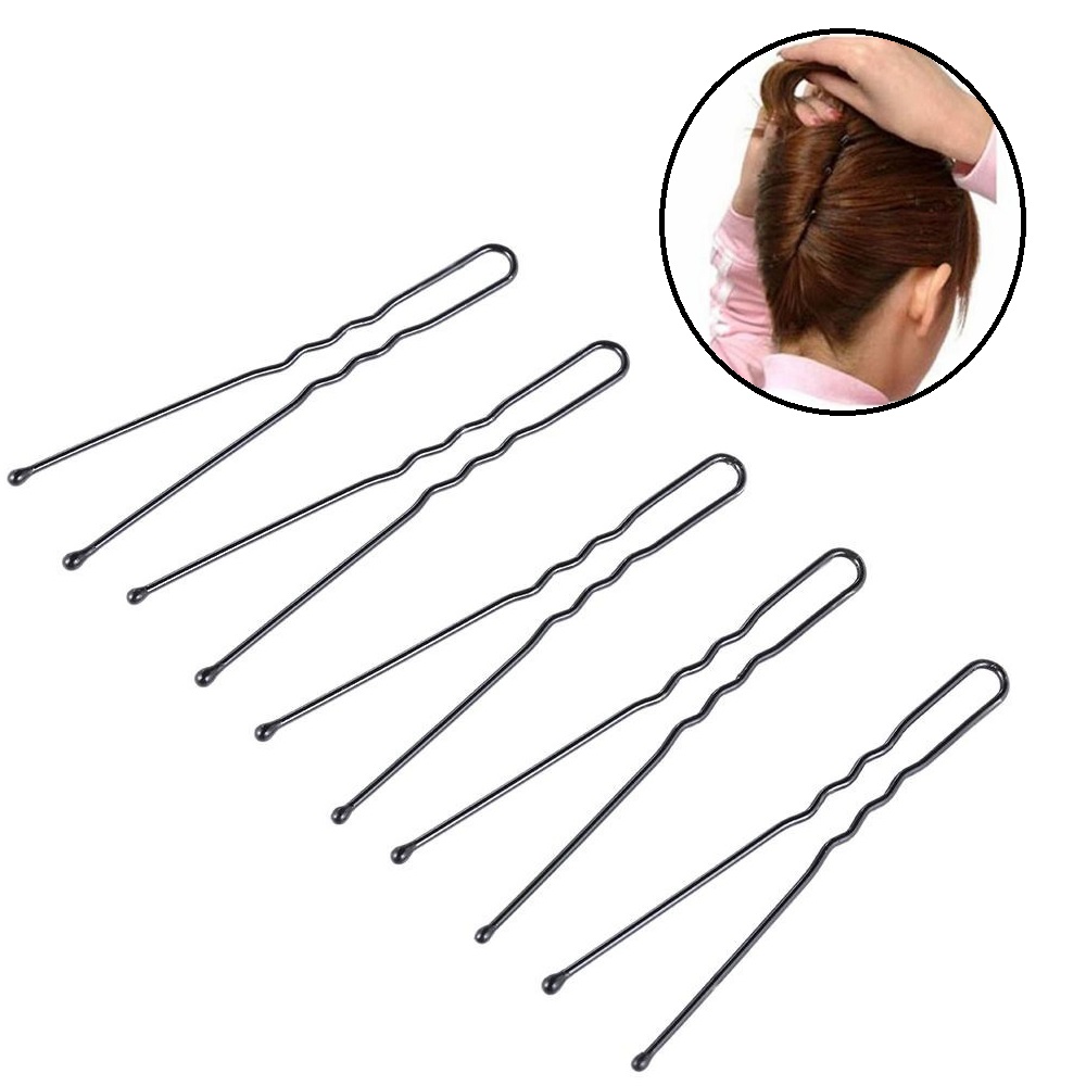 Kẹp Ghim Chữ U Gói 16 đến 20 Chiếc, Thiết Kế Nhỏ Tiện Dụng, Dễ Dùng, Cài Gọn Gàng Và Nhanh Chóng Tạo Các Kiểu Tóc Đẹp Cho Sự Kiện, Chụp Ảnh